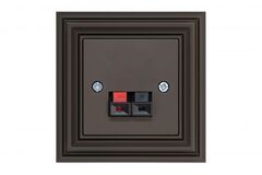 Розетка акустическая коричневая омбре LIREGUS RETRO