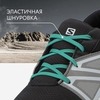 Детские Непромокаемые кроссовки внедорожники Salomon Sense CSWP J black/pearl blue