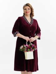 4067 Халат на пуговицах