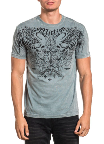 Affliction | Футболка мужская SWORD EATER A12924 перед