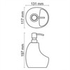 WasserKRAFT K-8099 Дозатор с емкостью для губки