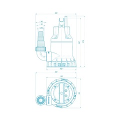 Насос дренажный Джилекс «ДРЕНАЖНИК» 110/8 (5100)