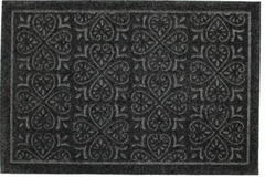 Коврик влаговпитывающий Лилия серый