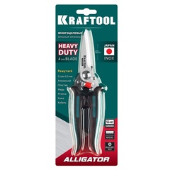 KRAFTOOL Alligator, 200 мм, многофункциональные прямые технические ножницы (23201)