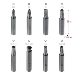 KRAFTOOL Precision-51, 51 предм., для точных работ, отвертка (25691)