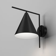 Уличный настенный светодиодный светильник Elektrostandard Bevel 35184/D черный