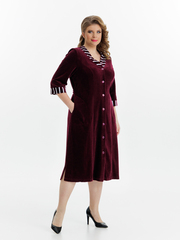 4067 Халат на пуговицах