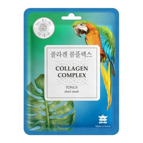 Mi-Ri-Ne Маска тканевая ТОНИЗИРУЮЩАЯ COLLAGEN COMPLEX 23г