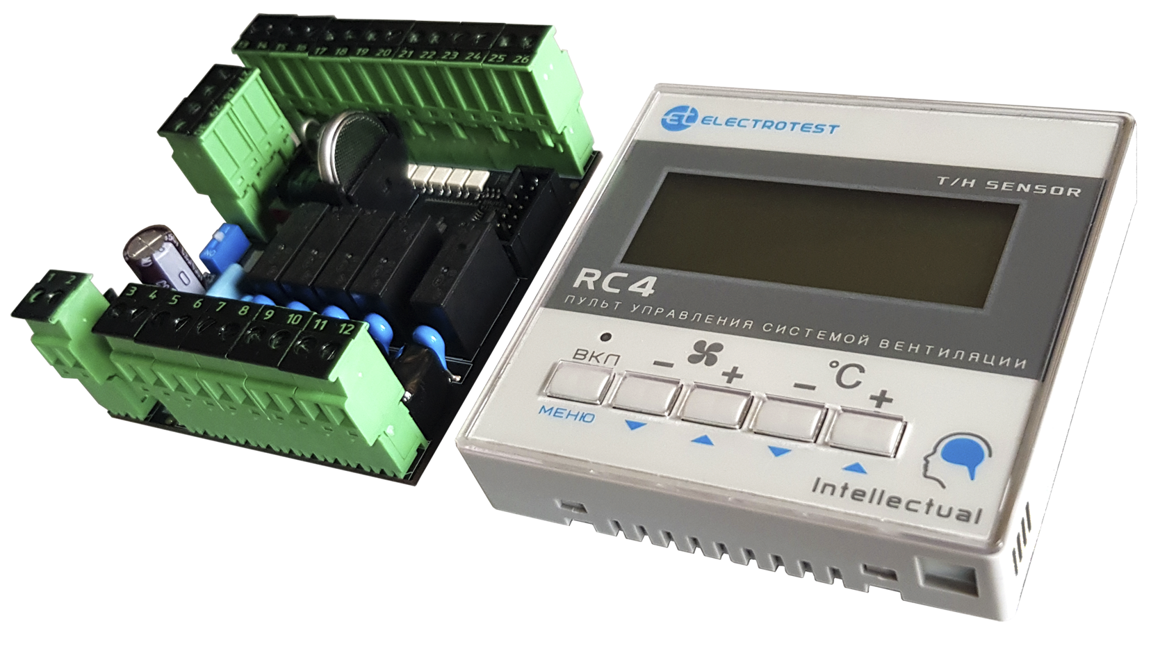 Контроллер для вентиляции ELECTROTEST OPTIMUS A5 в комплекте с пультом RC4  купить по низкой цене.