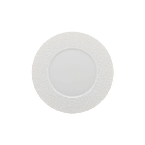 Фарфоровая десертная тарелка 24 см, белая, артикул 227845, серия Сollection`L Fragment