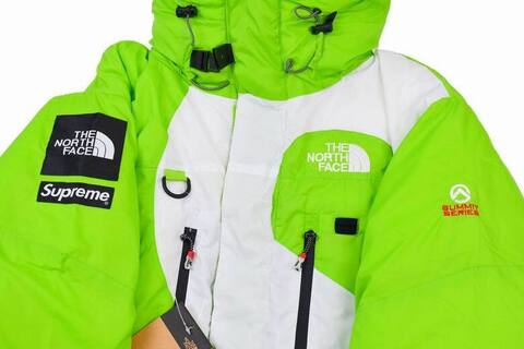 Пуховик The North Face x Supreme 'Light Green/White' 