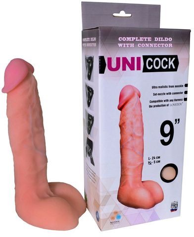 Фаллическая насадка Харнесс UNICOCK 9