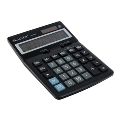 
          Калькулятор настольный SKAINER 12 Bit, LCD, 12.3*17.1*3.1 см, чёрный