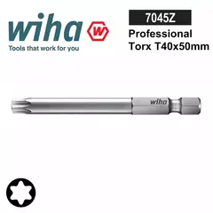 Бита T40 х50мм TORX Professional Wiha 7045Z 33928