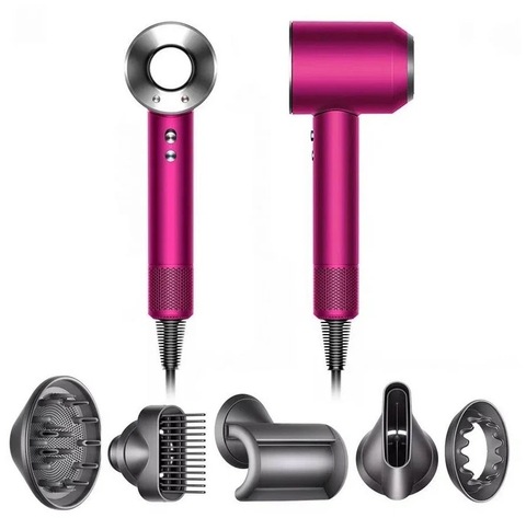 Фен Dyson Supersonic HD07, Fuchsia/Nickel