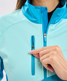 Утеплённый женский лыжный костюм Nordski Premium-Base Mint/Breeze W
