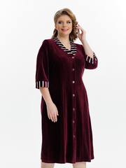 4067 Халат на пуговицах