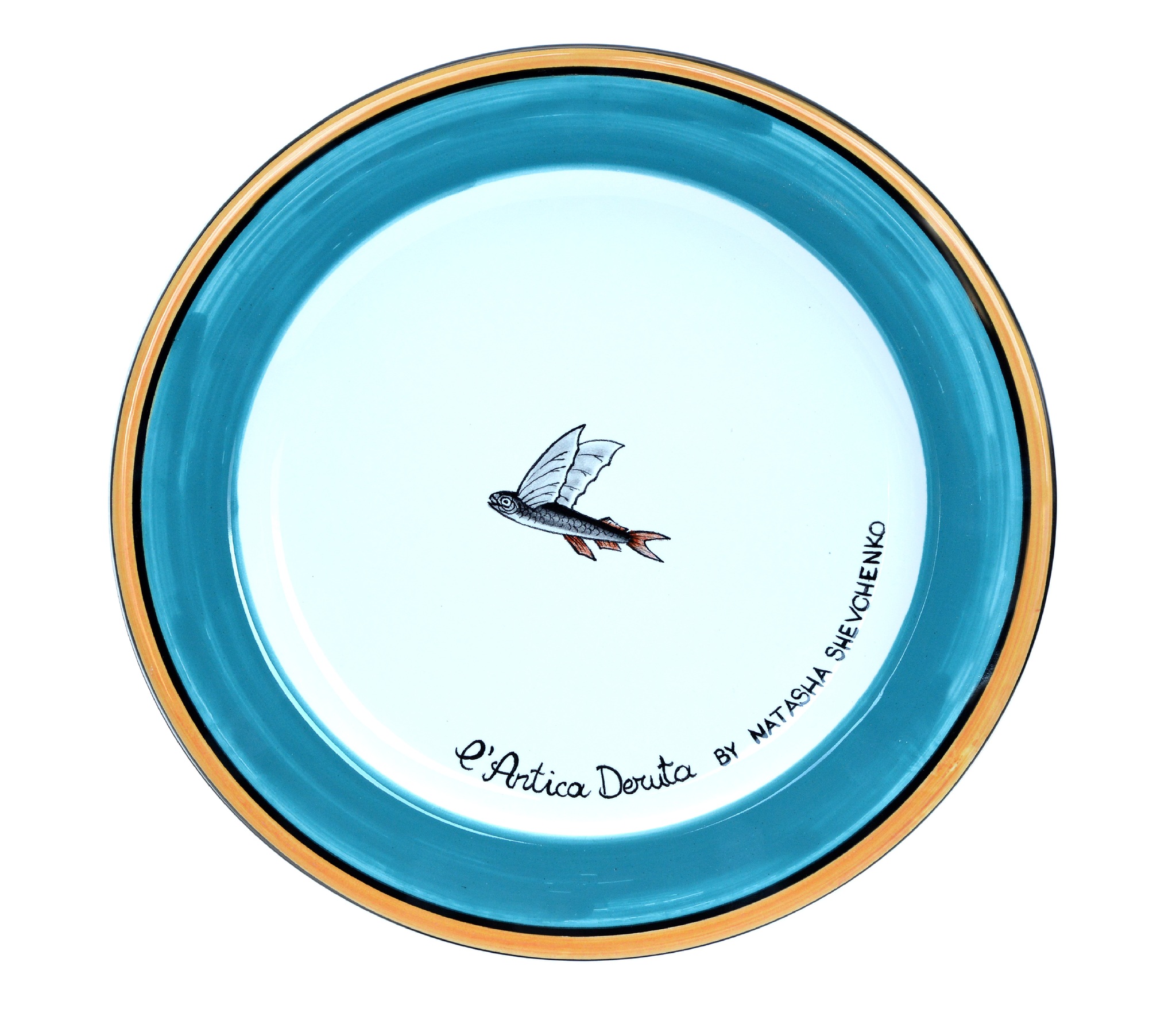 Set of plates Flying Fish collection, 4 pc.