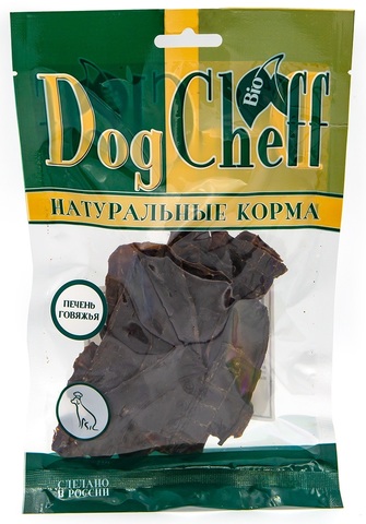 Dog Cheff лакомство для собак (печень говяжья) 50г