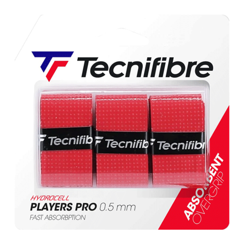 Намотка для ракетки Tecnifibre Absorbent Hydrocell PRO RED 0,5мм (3шт)