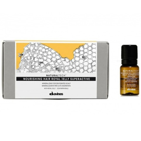 Davines NaturalTech Nourishing: Питательный суперактивный комплекс Королевское желе (Hair Royal Jelly Superactiv)