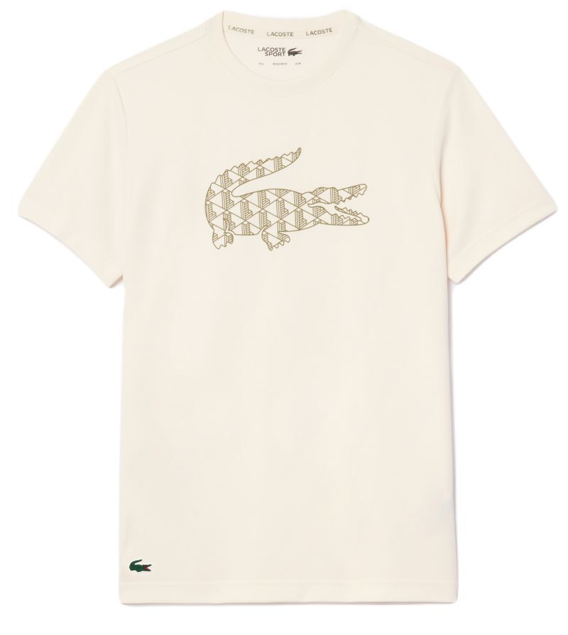 Lacoste Ultra Dry Pique Tennis T Shirt White 11 362 Tennis 24.ru