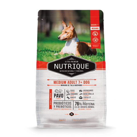Сухой корм Vitalcan Nutrique Medium young adult dog индейка рис для молодых собак ср.пород 3 кг