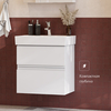 Roca A857640501 Roca    A857640501 OLETA модуль для раковины 800 мм, 760х374х548 мм, с 2 ящиками, белый матовы