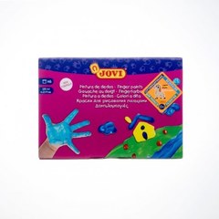 Краски для рисования руками Jovi 6 цв х 125 мл 560/S