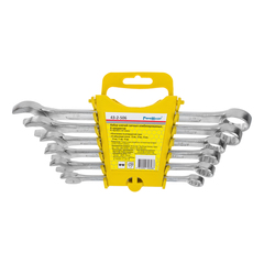 43-2-506 Набор ключей комбинированных, 10 - 19 мм, HCS, хромированные, 6 предметов (РемоКолор)