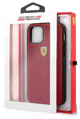 Чехол Ferrari SPE для iPhone 12 Mini (Красный)