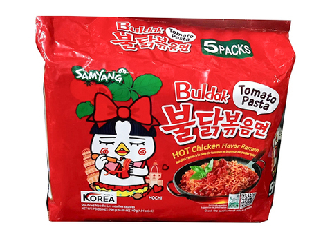 Лапша Рамен Samyang со вкусом курицы и острым соусом, 140г