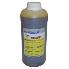 Чернила водорастворимые DCTec iPF500Y для плоттеров Canon iPF605, iPF650, iPF670, iPF750, iPF770 Yellow (желтый) 1000 мл (серия 197320)