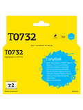 Картридж T2 IC-ET0732 для Epson Stylus C79, C110, CX3900, CX4900, TX200, TX209, голубой, с чипом