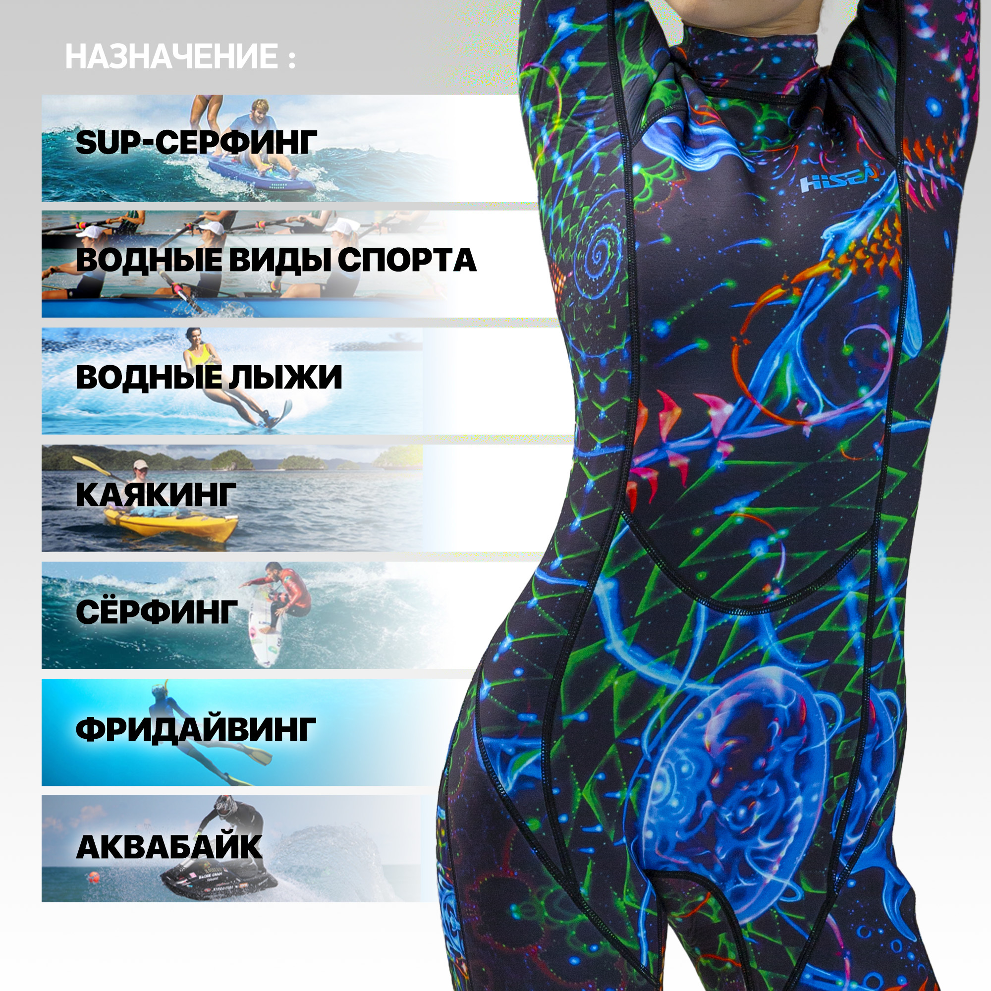 Гидрокостюм мокрого типа Easy Rider - Гидрокостюмы | iRide shop фото 3