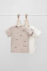 фуфайка для новорожденных  К 302522-2уп/паровозики,свет звезд