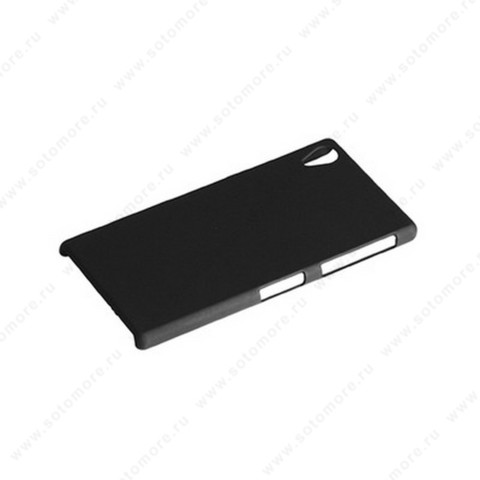 Накладка софт тач для Sony Z1 D6903 черная