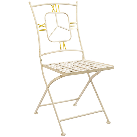 Стул складной Объект мечты Гарда белый антик OM-21061617