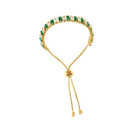 Ballier Tennis Bracelet - Green
