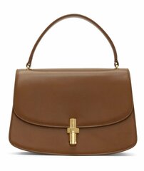 Кожаная сумка через плечо The Row "sofia 8.75" коричневый