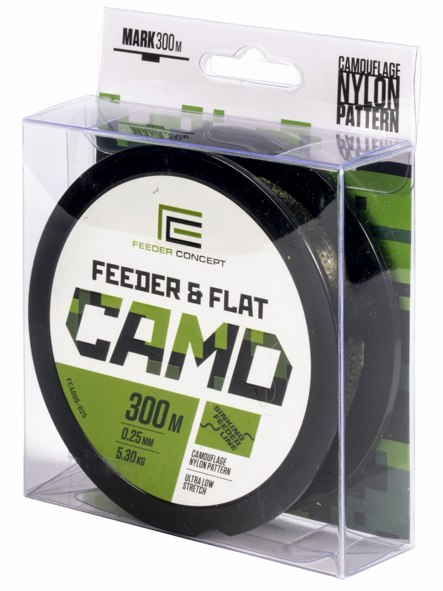Леска монофильная Feeder Concept FEEDER&FLAT Camo 300м, 0.25мм - купить ...