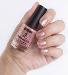 LuxVisage Лак для ногтей 3D HOLOGRAPHIC тон 705 розовое золото 11мл