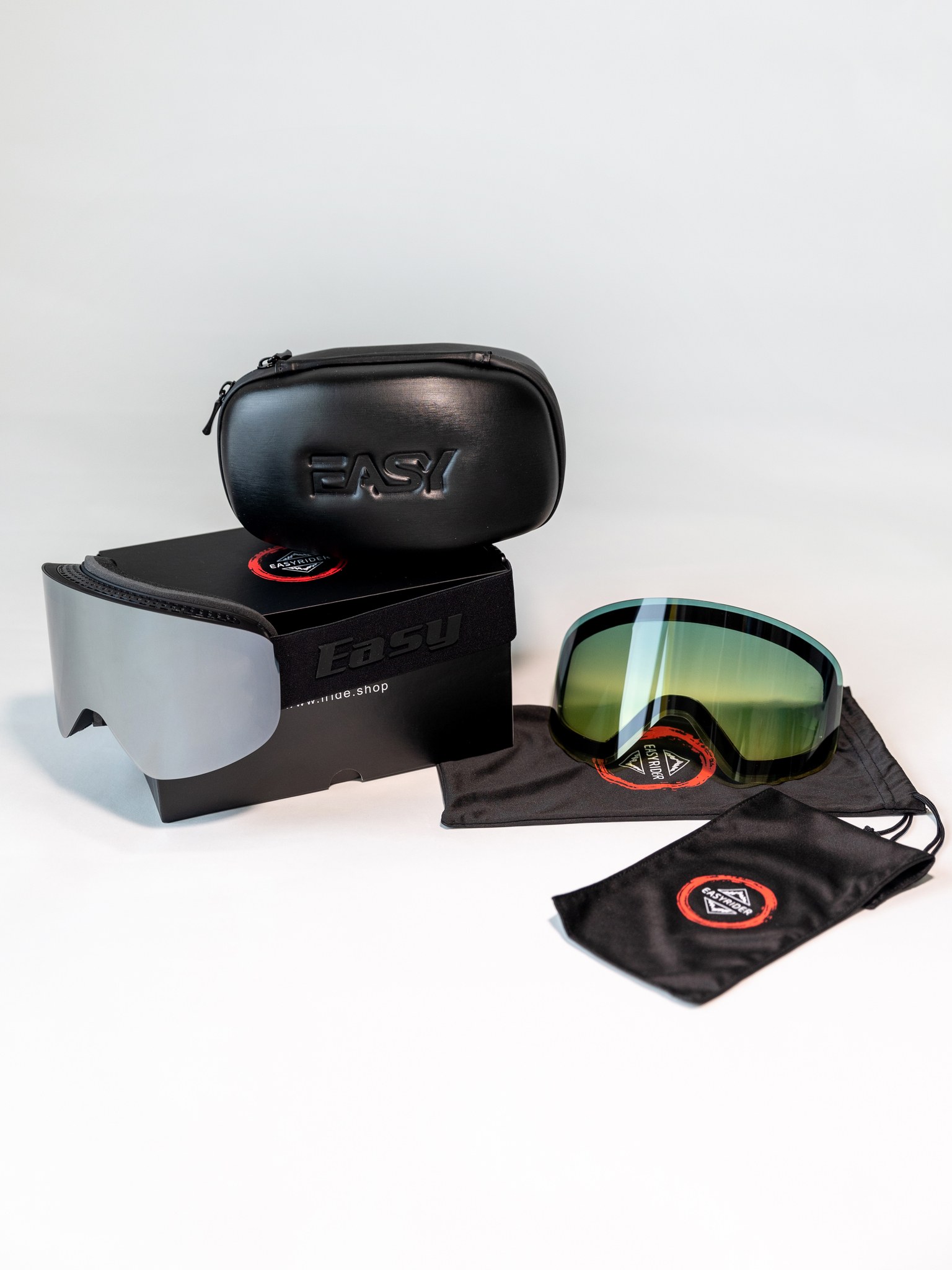Маска горнолыжная EasyRider BLACK цвет серебристый - Маски горнолыжные | iRide shop фото 6
