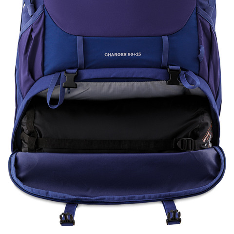 Картинка рюкзак туристический Kanrock Charger 90+15 Deep Blue/Blue - 31