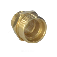 Ниппель латунь переходной Ду 20х15 (3/4"х1/2") НР Россия