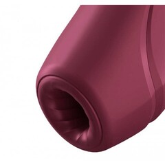 Вакуумный клиторальный стимулятор Satisfyer Curvy 1+ (темно-красный)