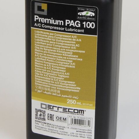 Масло синтетическое Errecom LR-PAG 100 - 250ML OL6003.Q.P2