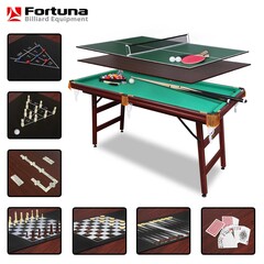 Бильярдный стол Fortuna Пул 5фт 9 в 1 с комплектом аксессуаров