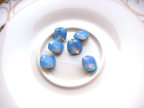 Подушечки 12*12 мм Air Blue Opal