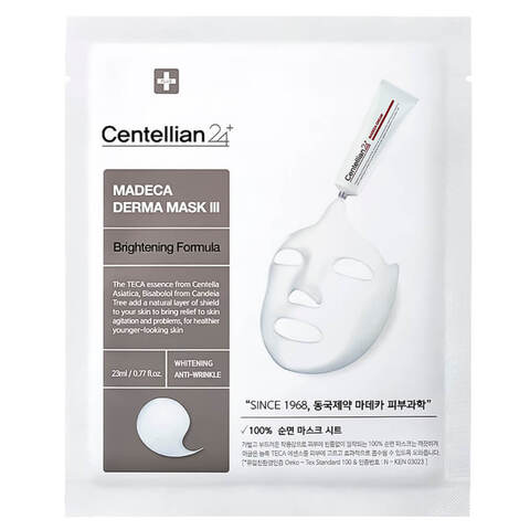 Centellian 24 Madeca Derma Mask IIIBrightening Formula Тканевая маска на сияние кожи
